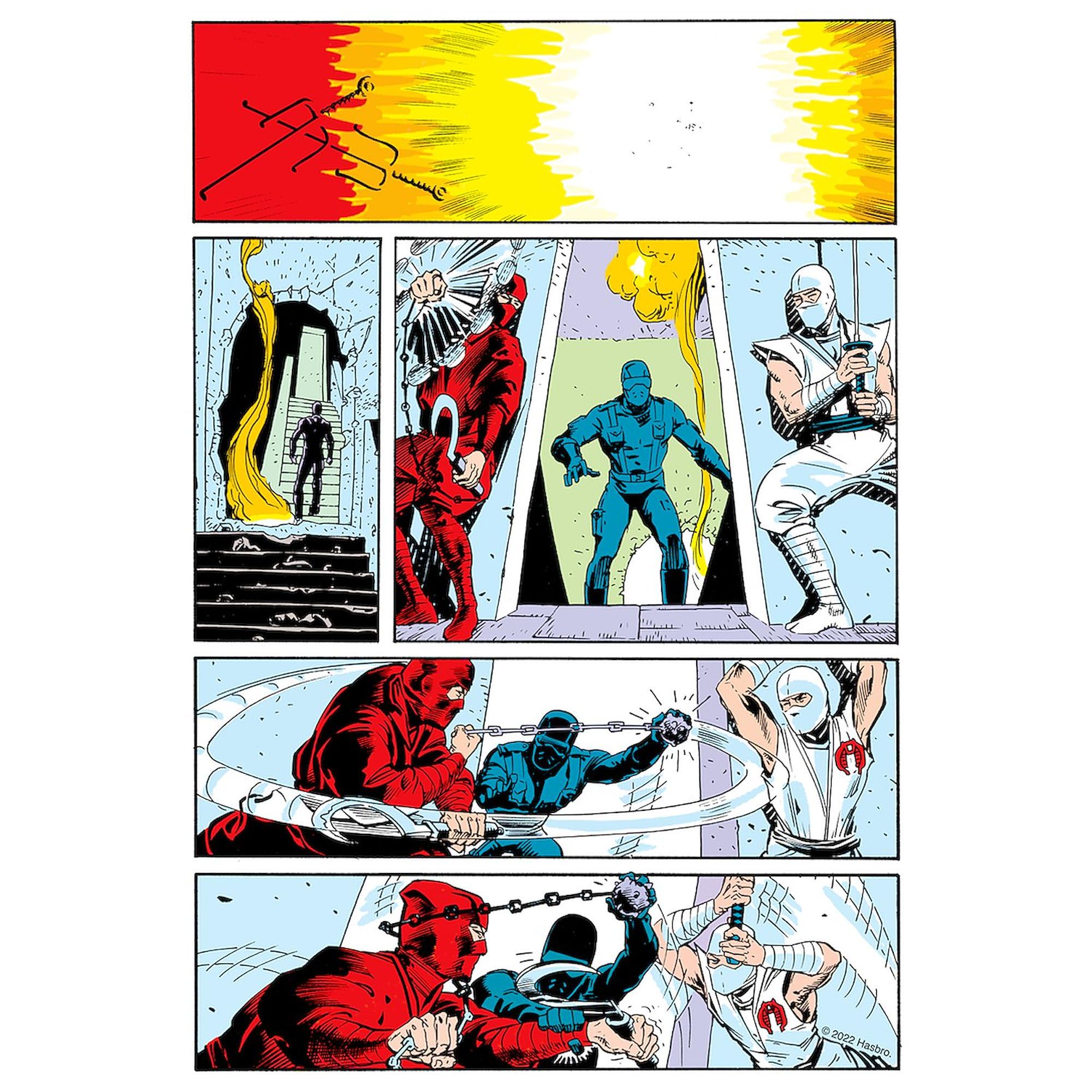 GI Joe Storm Shadow Comic Rectangle Bumper Stickers 10-Pack - Durable Car Decals for Vehicles, Laptops & Windows - Perfect for Car Enthusiasts & Comic Fans