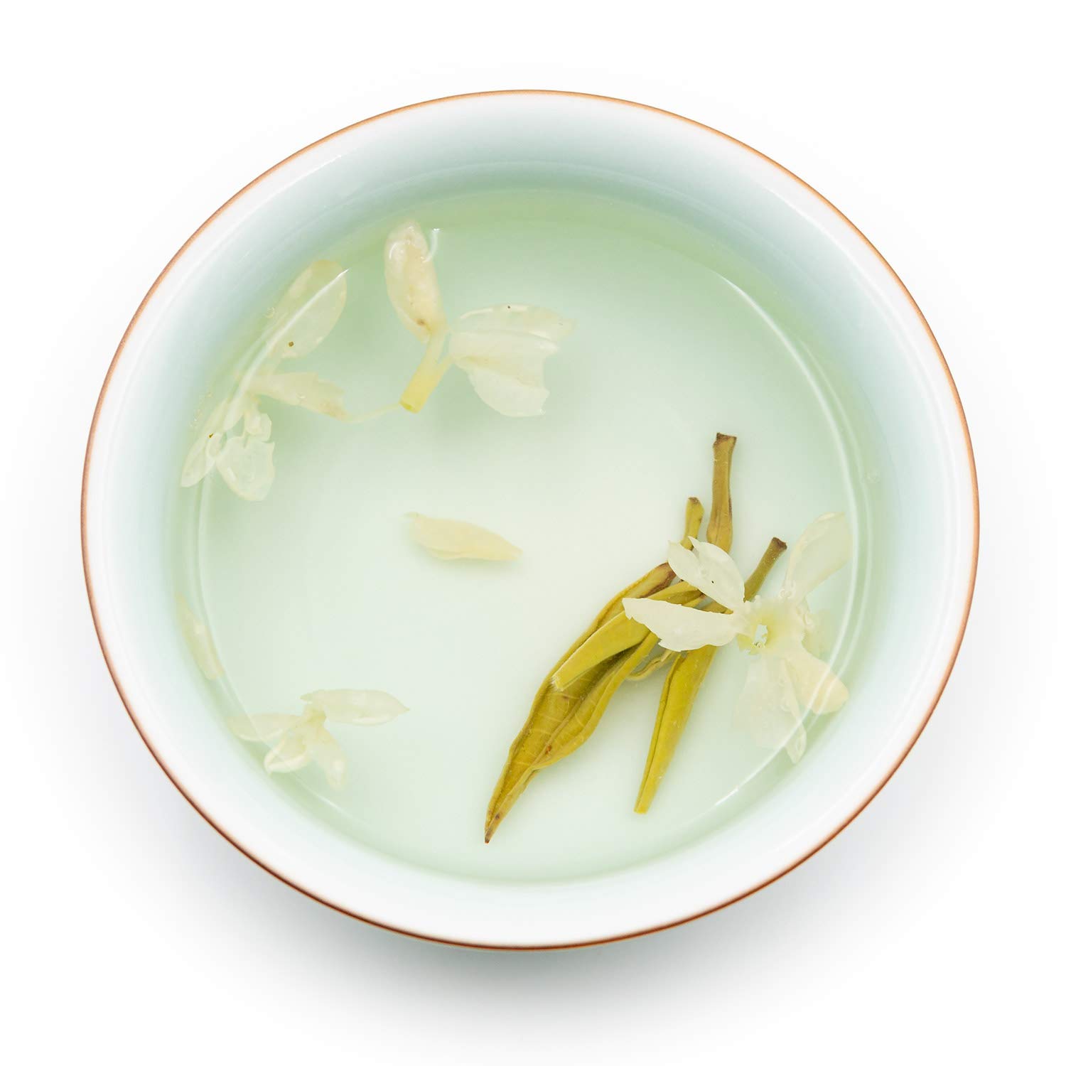 Premium Jasmine Green Tea Loose Leaf 900g (Pack of 2) - Chinese Mao Feng Green Tea with Natural Jasmine Flowers - Yuqian 1st Grade - Perfect for Relaxation, Afternoon Tea & Gifts