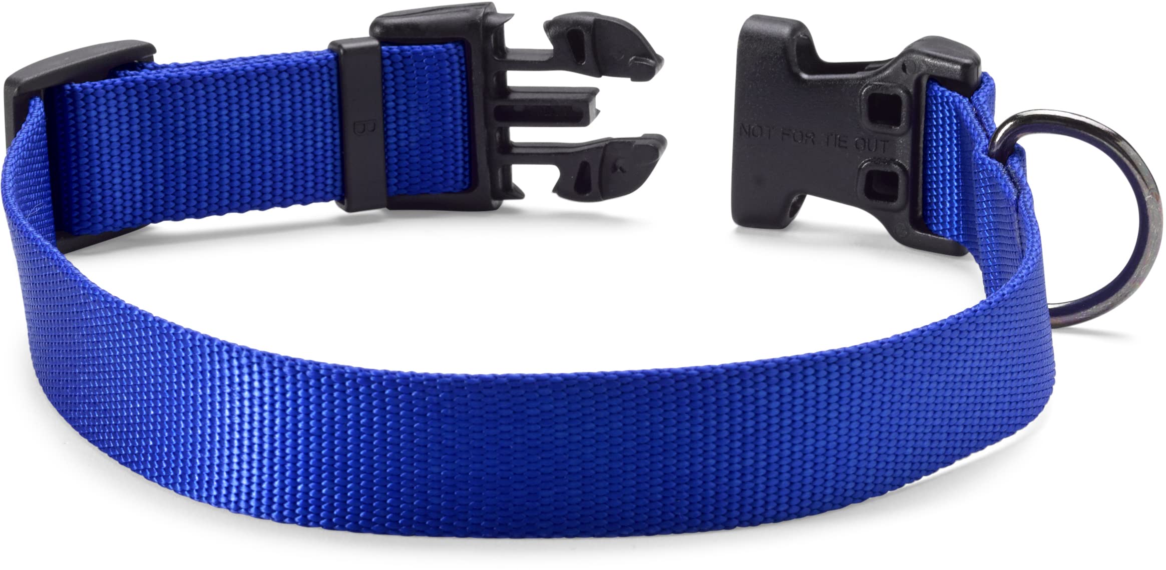 Orvis Adjustable Dog Collar for Small Dogs - Blue Pet Collar with Buckle Closure for Walking, Training & Outdoor Adventures