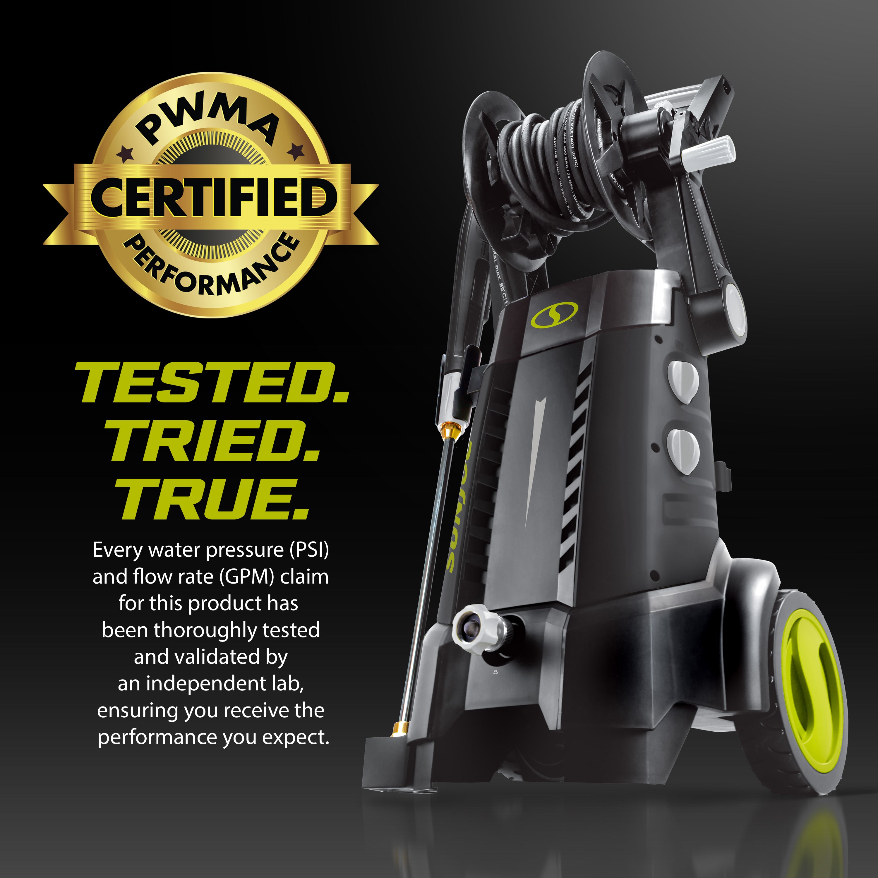 Sun Joe SPX3001 2030 PSI Electric Pressure Washer - 1.2 GPM, 13 Amp Motor with High Pressure Hose Reel & XL Detergent Tank | Ideal for Home Cleaning, Driveway Washing, Deck Maintenance & Outdoor Surface Cleaning