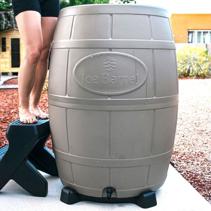 Ice Barrel 400 Cold Plunge Tub - Portable Cold Water Therapy for Muscle Recovery, Athletic Training & Wellness - Perfect for Home Gym, Post-Workout Recovery & Cryotherapy Sessions