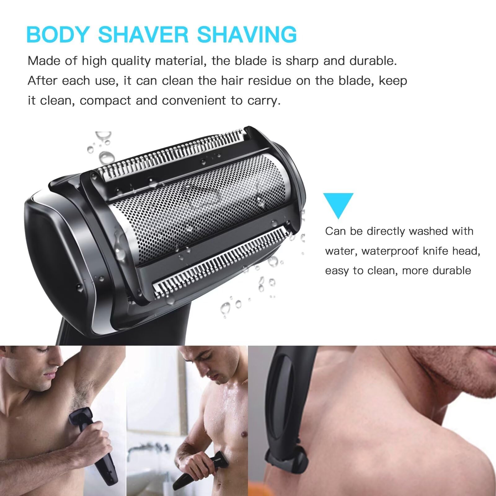 XSPANDER Replacement Shaver Shaving Unit for Philips QG3341 QG3342 QG3343 QG3344 QG3347 - Compatible with Philips Norelco Electric Razors - Perfect for Smooth, Comfortable Shaving at Home or Travel