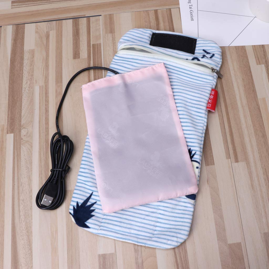 Portable USB Milk & Water Warmer - Insulated Travel Bottle Heater Bag for Baby Formula & Breastmilk | Perfect for Strollers, Car Seats & On-the-Go Parents
