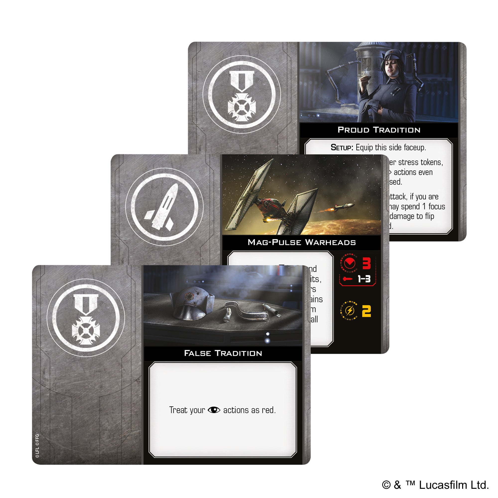 Star Wars X-Wing 2nd Edition: Major Vonreg's TIE Fighter Expansion Pack - Miniature Tabletop Game for Strategy Battles and Collectors
