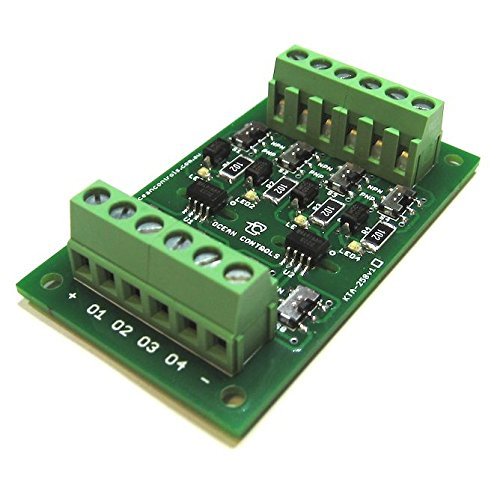 4 Channel Opto-Isolator Card - Industrial Grade Signal Isolation Module for PLC, Automation & Control Systems | Perfect for Noise Reduction & Electrical Protection in Harsh Environments