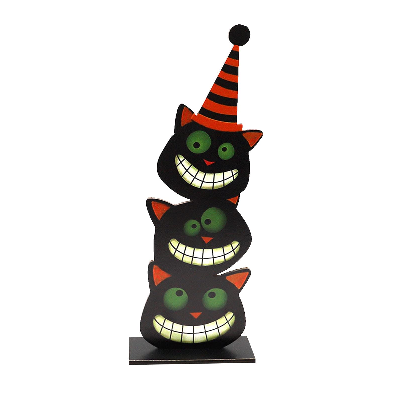 Spooky Halloween Wooden Decorations - Scary Party Ornaments for Home, Yard & Indoor Scene Setup - Perfect for Halloween Party Decor & Haunted House Themes
