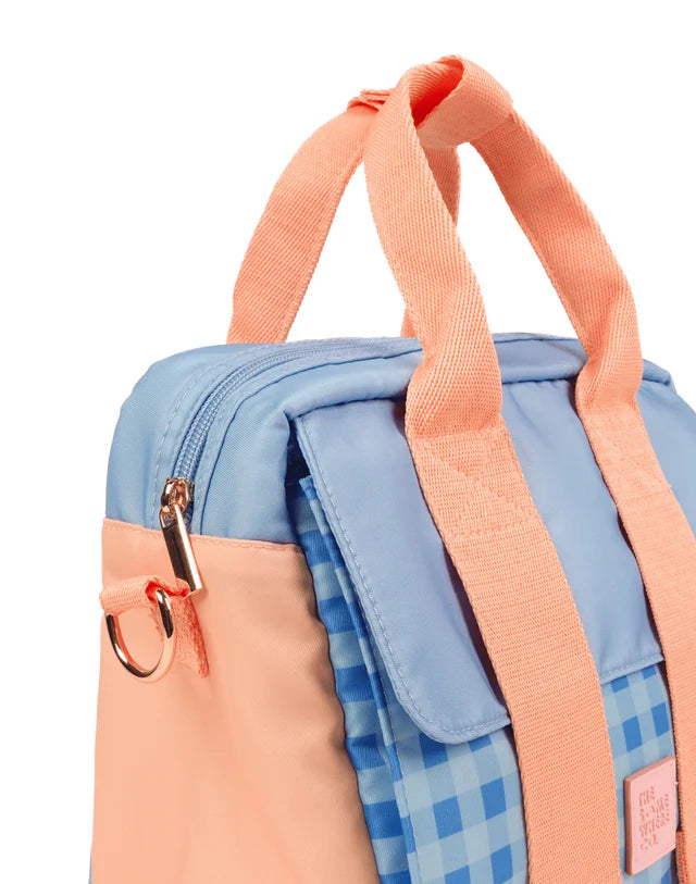 Organic Blueberry Jam Lunch Tote Bag - Insulated Reusable Grocery Tote by The Somewhere Co - Perfect for Picnics, Work Lunches & Farmers Market Shopping