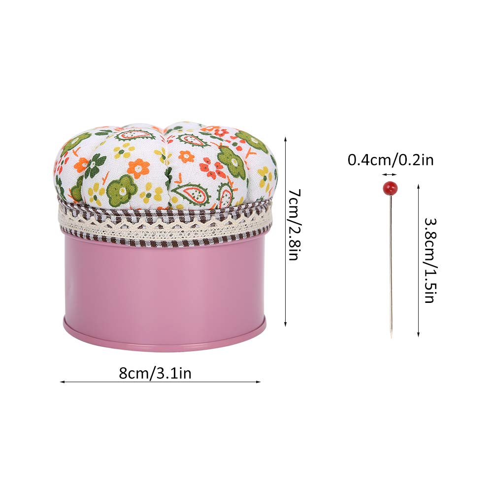 500Pcs Sewing Pins for Quilting & DIY Crafts with Cushion Holder - Perfect for Dressmaking & Fabric Projects