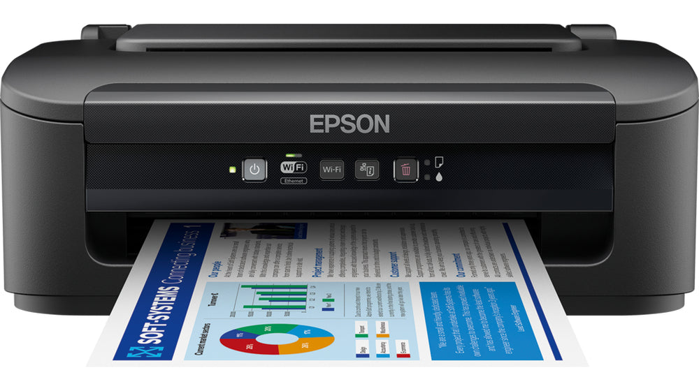 Epson WORKFORCE WF-2110W Wireless All-in-One Printer - 5760 x 1440 DPI, USB 2.0, Wi-Fi Direct - Perfect for Home Office & Small Business Printing, Scanning & Copying