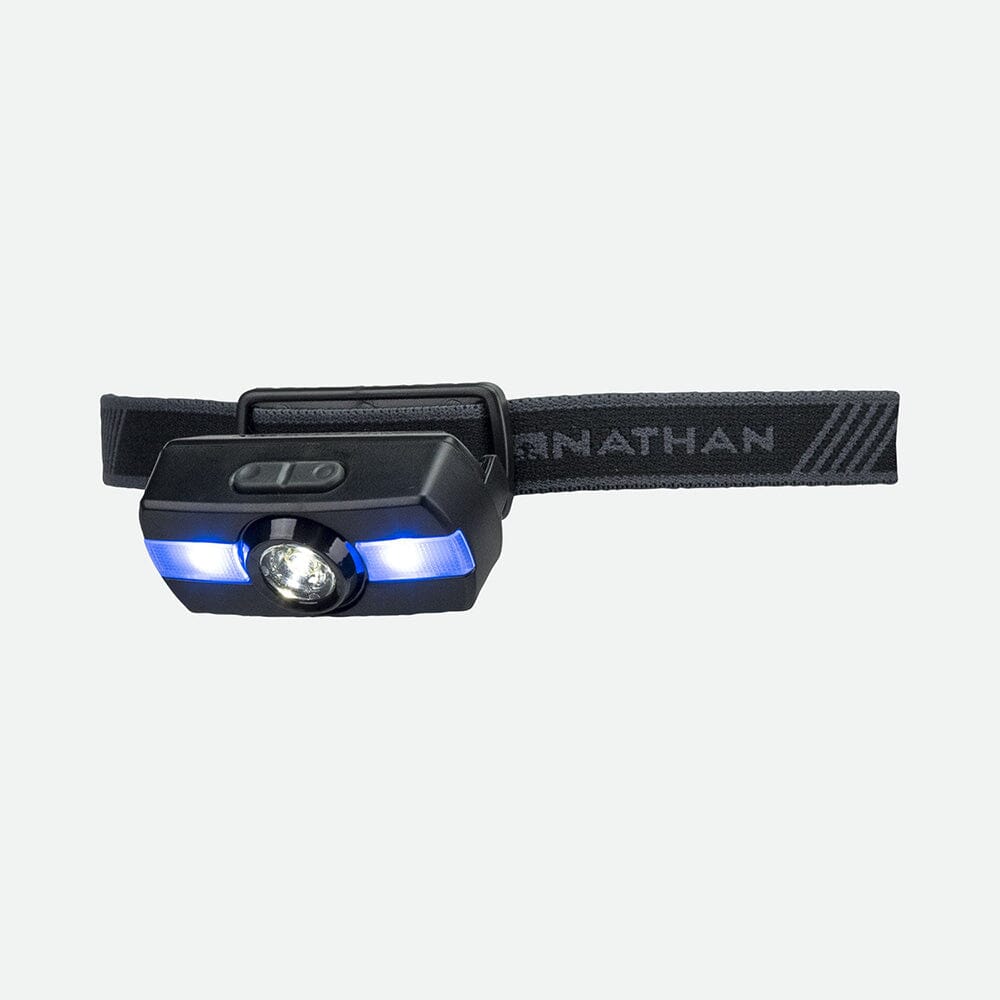Nathan Neutron Fire Runners' Headlamp - Ultra Bright LED Headlight for Running, Hiking & Camping - Waterproof & Rechargeable Head Torch for Outdoor Adventures & Night Jogging