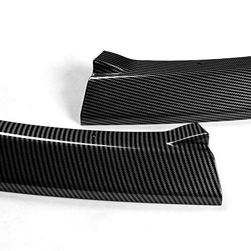 3PCS Front Bumper Lip Kit for 2006-2007 Subaru WRX STI | S204-Style Splitter Trim | Carbon Look Spoiler & Air Dam Diffuser | Enhanced Protection & Aerodynamics | Perfect for Street Racing & Car Shows