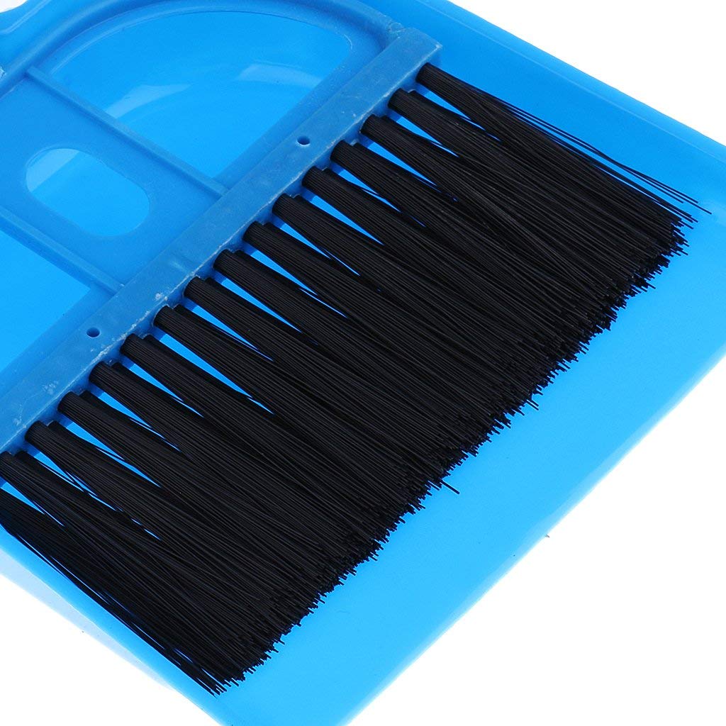 Mini Desktop Sweep Brush & Dustpan Set - Compact Cleaning Tools for Office & Home