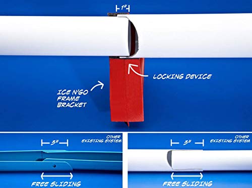 Ice N'Go EZ Rink 2.0 Kit - Premium Backyard Ice Rink Kit for Family Fun | DIY Winter Sports & Outdoor Hockey Rink Setup for Kids & Adults