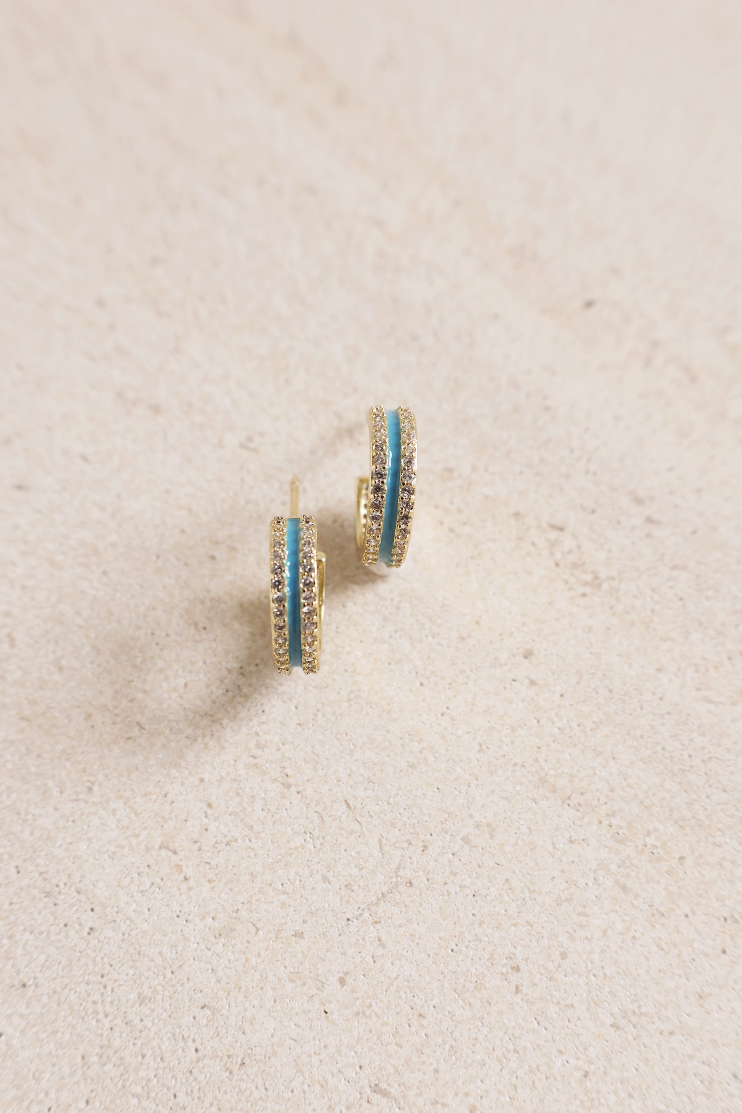 Sunshine Huggie Earrings - Gold Hoop Earrings for Women, Minimalist Huggie Hoops for Everyday Wear, Perfect for Work, Parties & Gifting