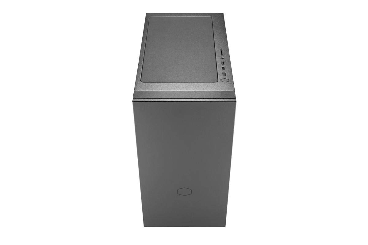 Cooler Master Silencio S400 Micro-ATX PC Case - Soundproof Gaming Tower with Noise-Reducing Panels, Reversible Front Design & 2X 120mm PWM Fans | Perfect for Quiet Gaming Setups & Home Office Workstations