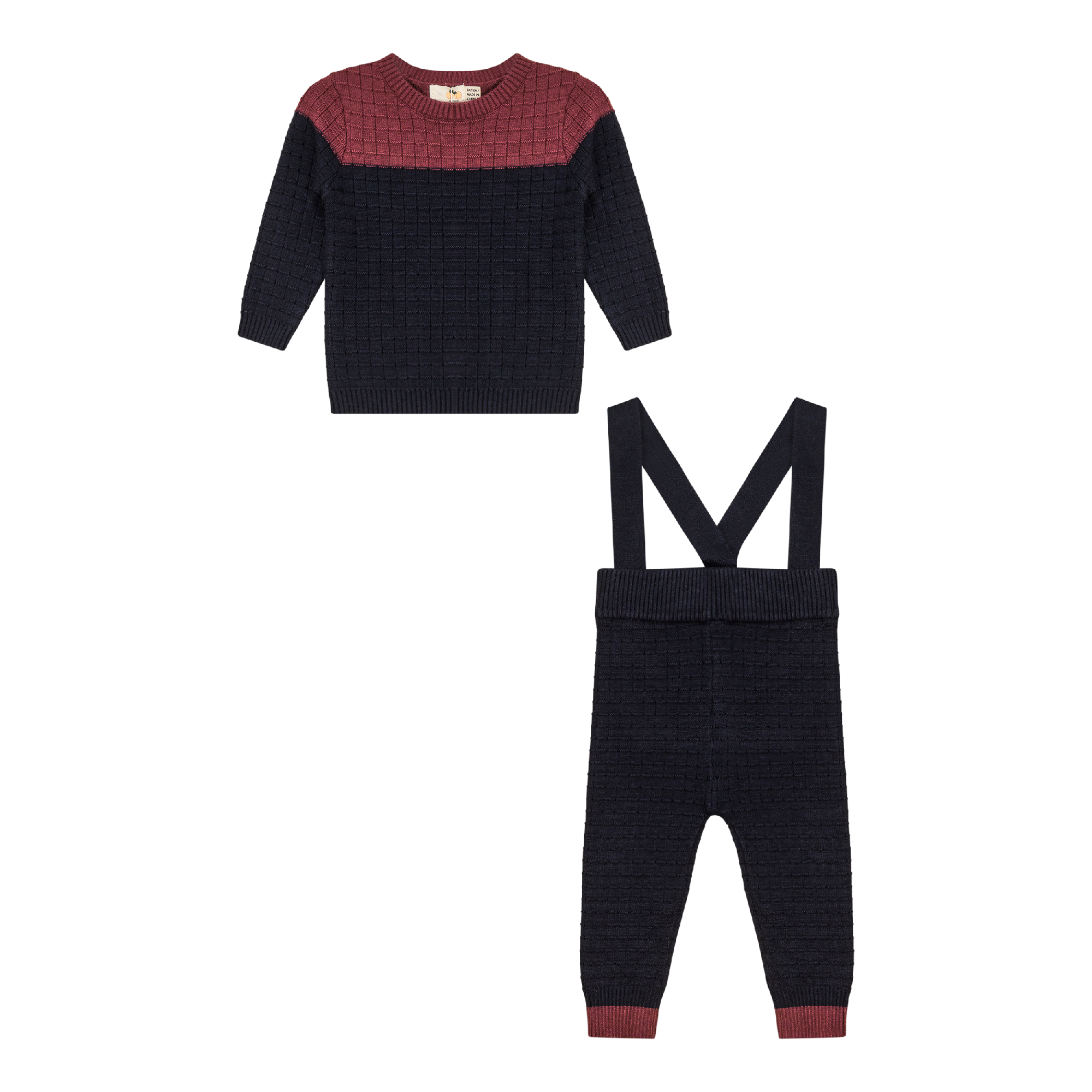 Stylish Checkered Knit 2-Piece Set for Women - Trendy Matching Top & Bottom Outfit - Perfect for Casual Wear, Date Nights & Fall Fashion