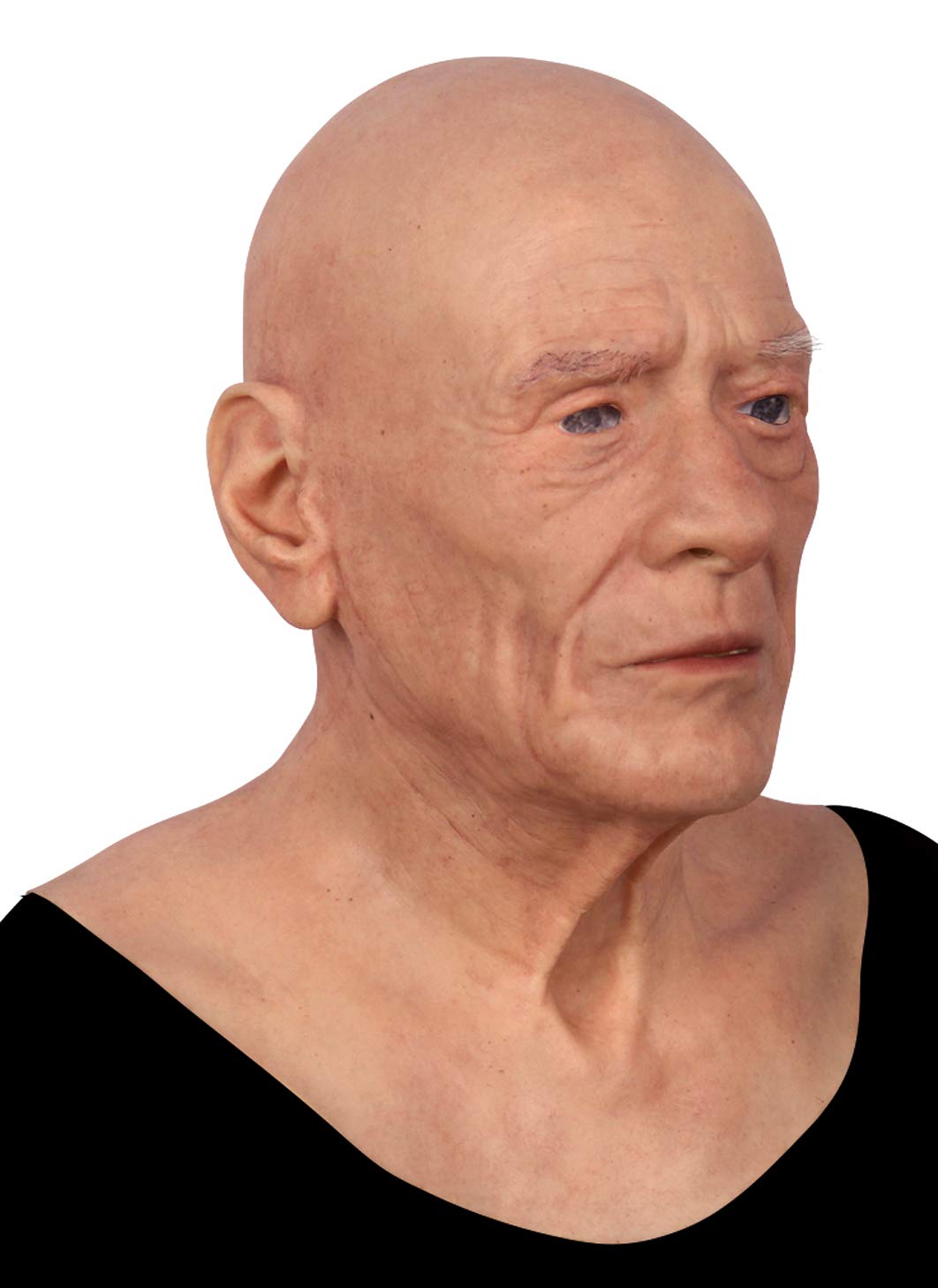 Realistic Old Man Silicone Mask for Adults - Halloween Cosplay, Disguise Costume & Crossdressing - Perfect for Parties, Pranks, and Theatrical Performances