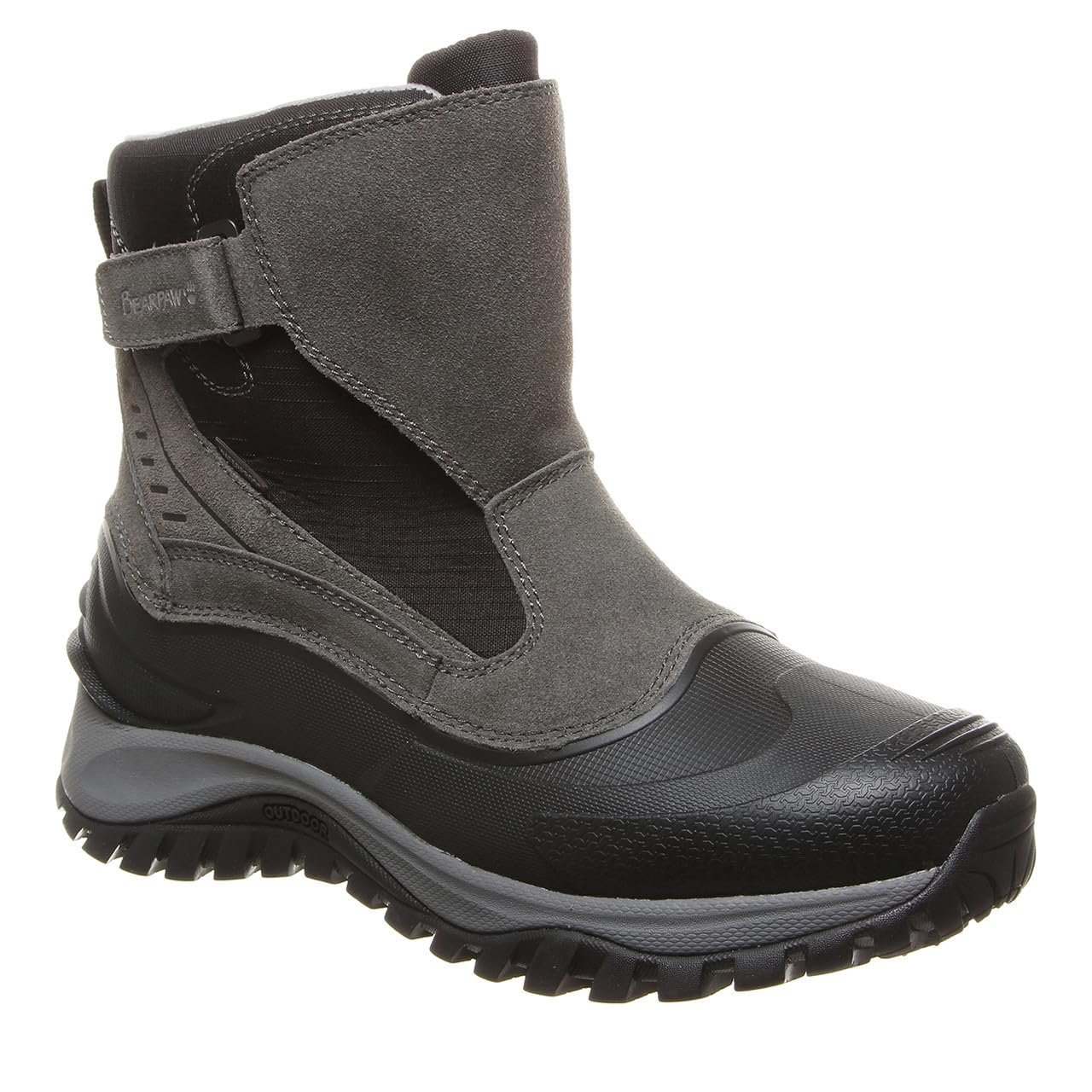 BEARPAW Men's Overland Waterproof Slip-On Winter Boots - Comfortable & Warm for Outdoor Hiking, Snow, and Casual Wear | Multiple Colors Available