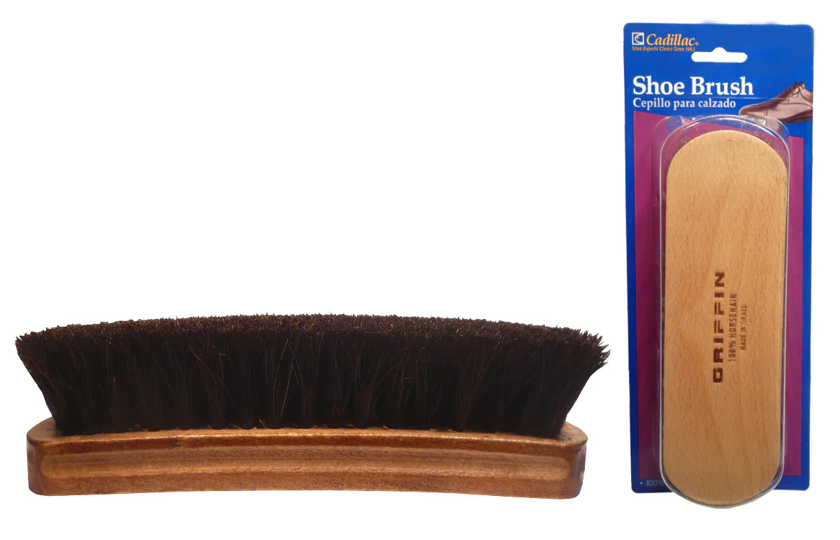 Premium Cadillac Shoe Shine Brush Set - Professional Leather & Suede Cleaning Kit for Men's Dress Shoes - Perfect for Home, Office & Travel Shoe Care