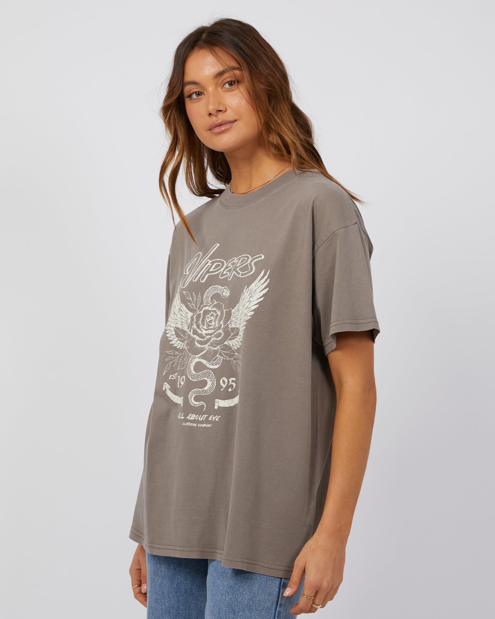 Viper Oversized T-Shirt for Men - Soft Cotton Streetwear Tee - Trendy Loose Fit Casual Shirt for Everyday Wear | Perfect for Street Style, Lounge & Outings