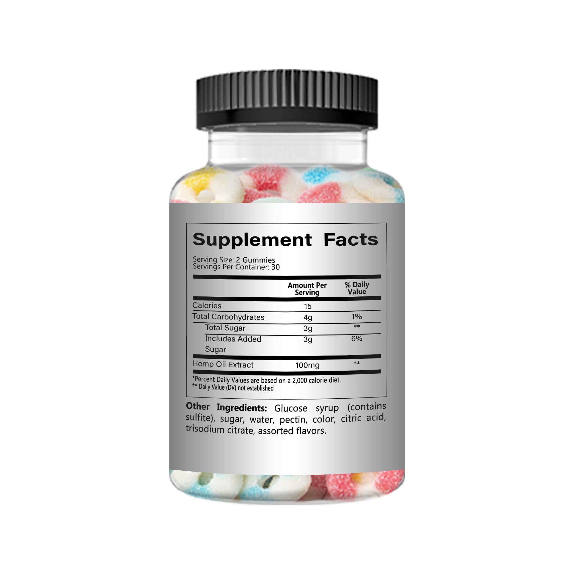 Harmony Glow Hemp Gummies - 300mg CBD Gummy Bears (5 Pack, 60 Gummies per Bottle) for Stress Relief, Sleep Support & Daily Wellness