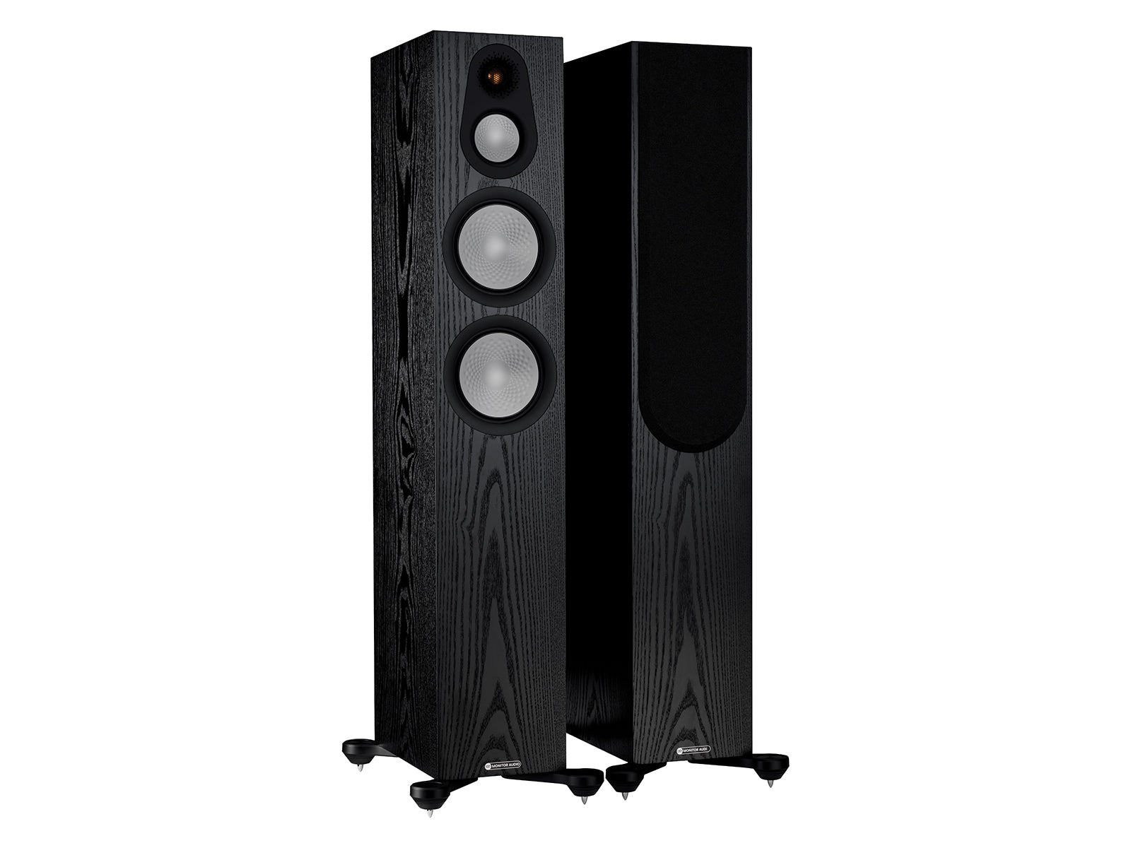 Monitor Audio Silver 300 7G 5.1 Channel Home Theater Speaker System - Premium Floorstanding Speakers for Movies, Music & Gaming (Black Oak) | Perfect for Living Room & Home Theater Setup