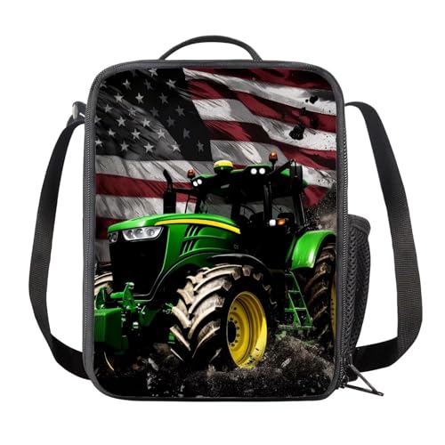 American Flag Tractor