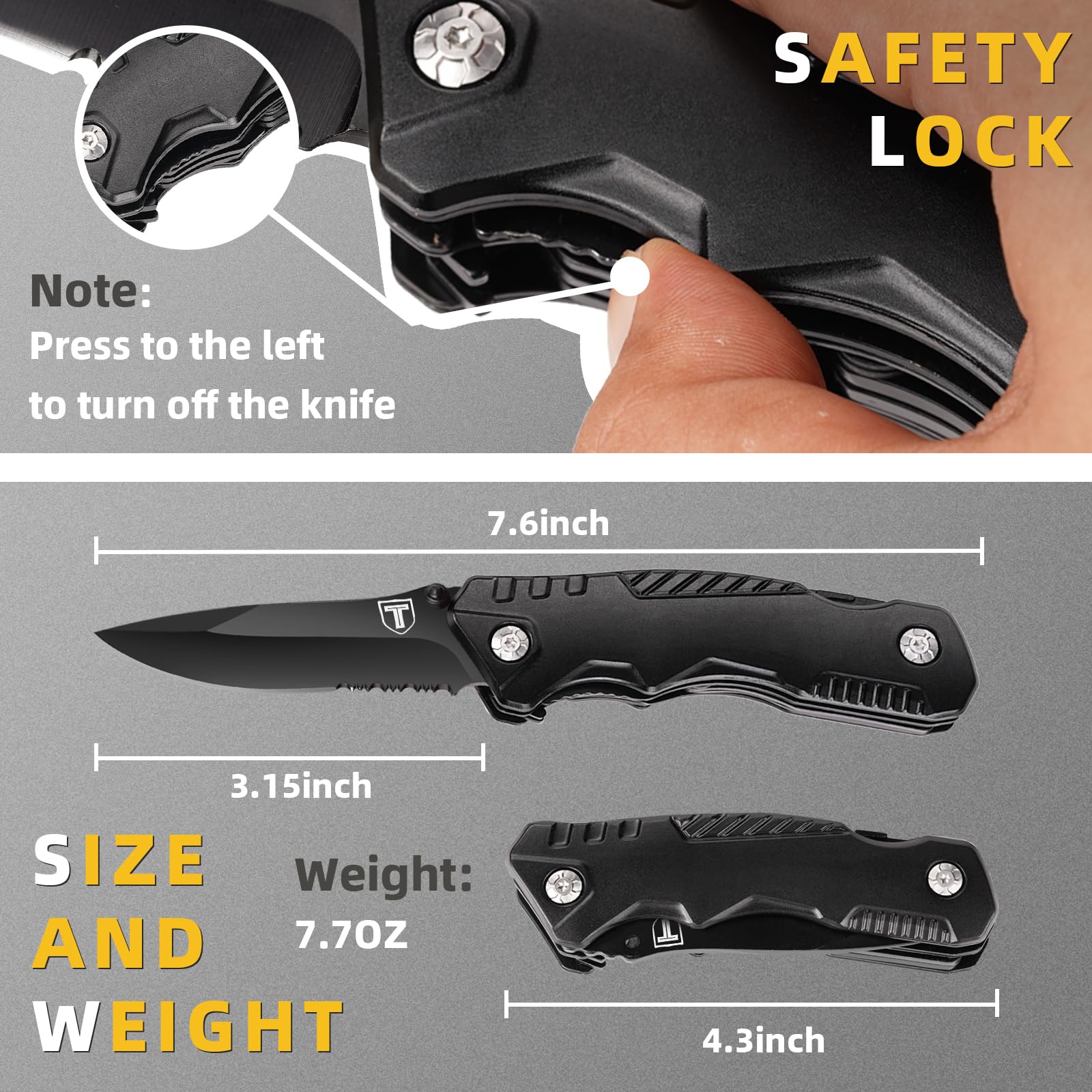 **Best Pocket Knife Multitool - Premium Survival Gear for Men, Dad, Husband - Perfect Christmas Stocking Stuffer, Anniversary & Birthday Gift for Boyfriend, Women - Essential Outdoor Camping Accessories for Hiking, Fishing & Emergency Preparedness**