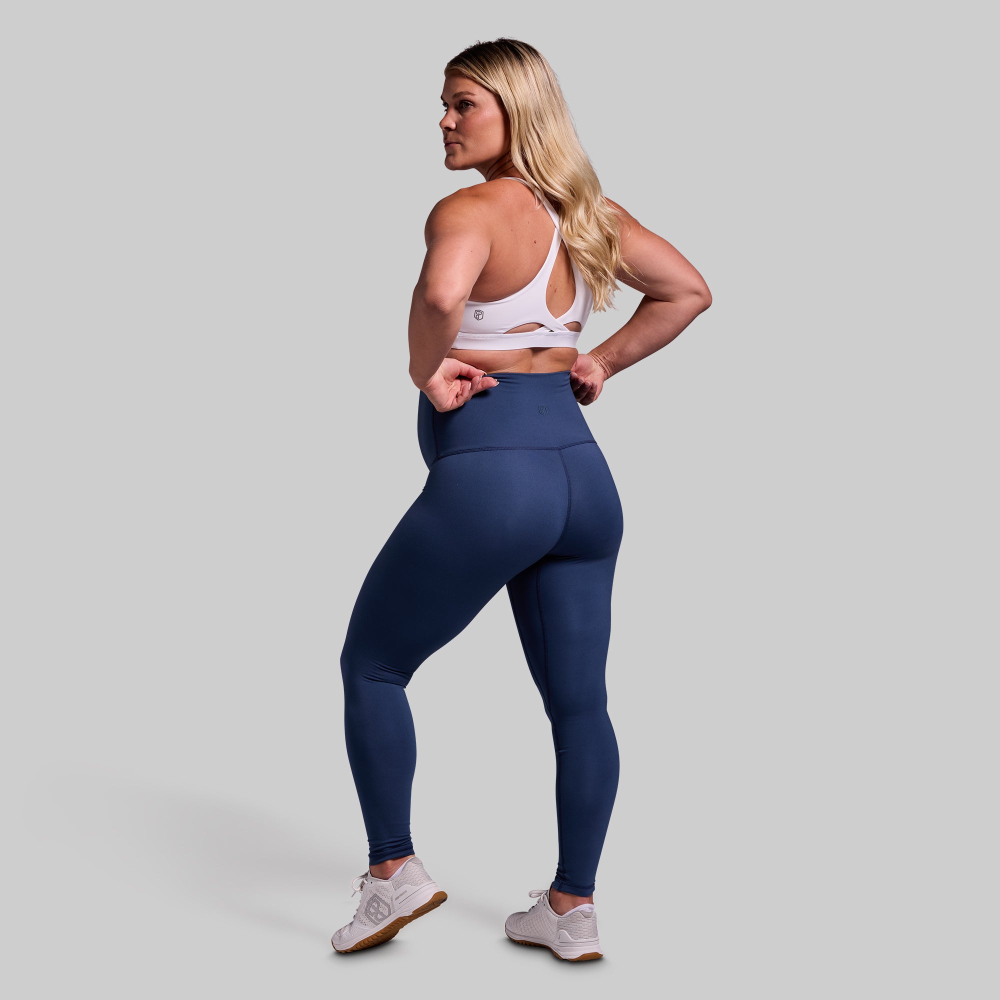 Best Maternity Leggings for Pregnancy - True Blue Comfort & Support - Perfect for Yoga, Workouts & Everyday Wear