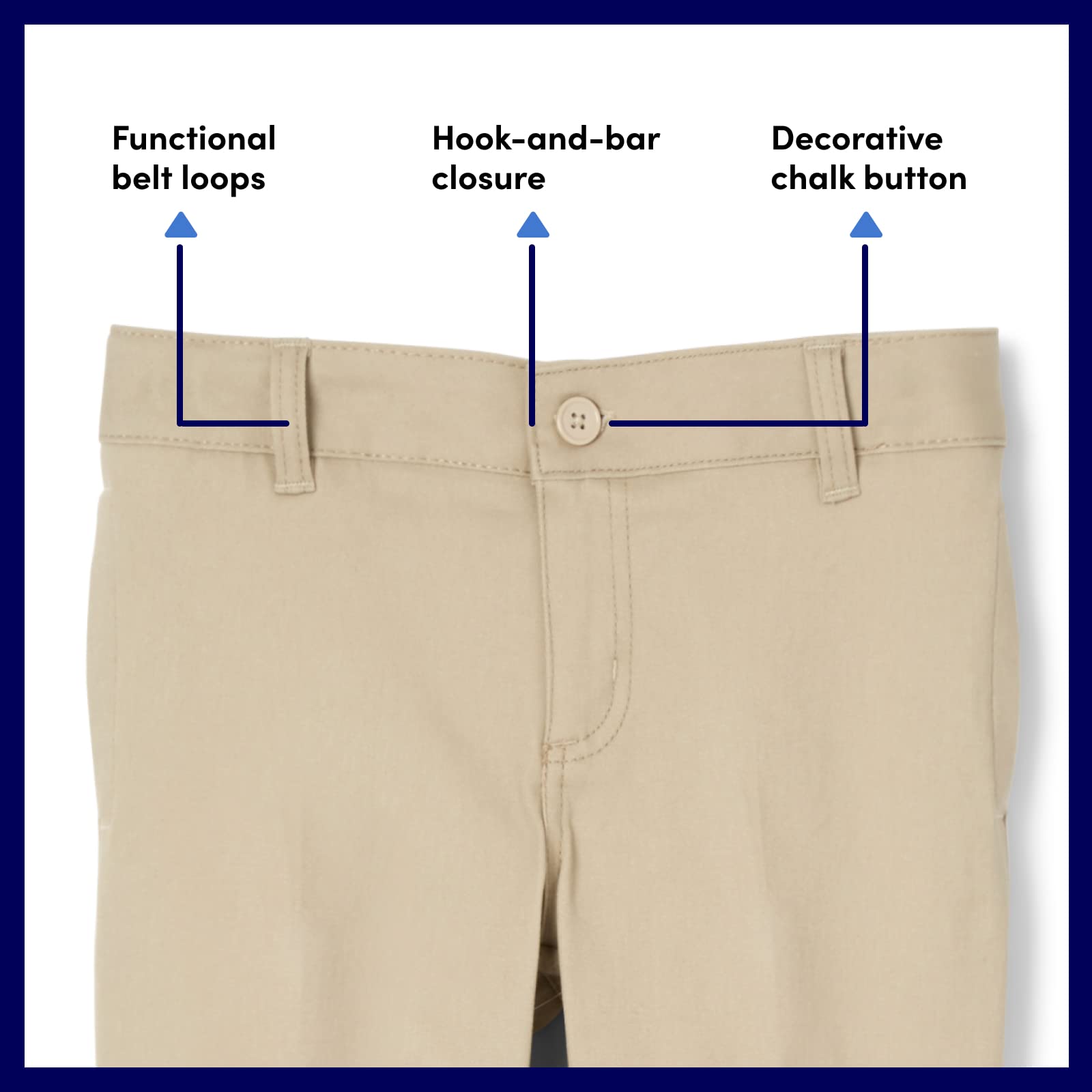 French Toast Girls' Stretch Twill Skinny Leg Pants with Pockets - Comfortable School Uniform Pants for Kids & Teens - Perfect for School Days, Playtime & Everyday Wear