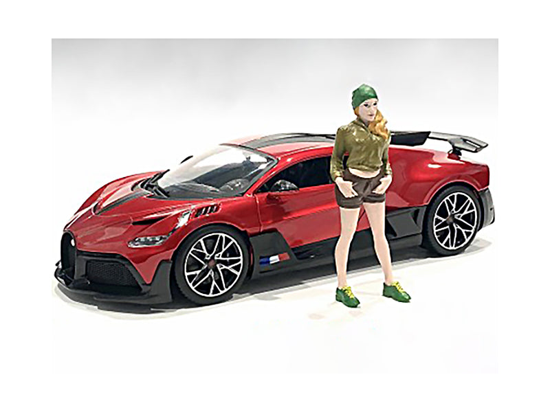 1/18 Scale American Diorama Kate Figurine - Perfect for Girls Night Out Scene, Model Car Displays & Diorama Collectors | Realistic Miniature Figure for Diecast Vehicle Models