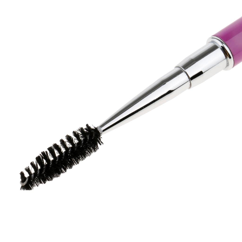 Purple Rhinestone Eyelash Curler & Mascara Wand - Professional Eyebrow & Eyelash Applicator for Stunning Eye Makeup | Perfect for Parties, Weddings & Special Occasions