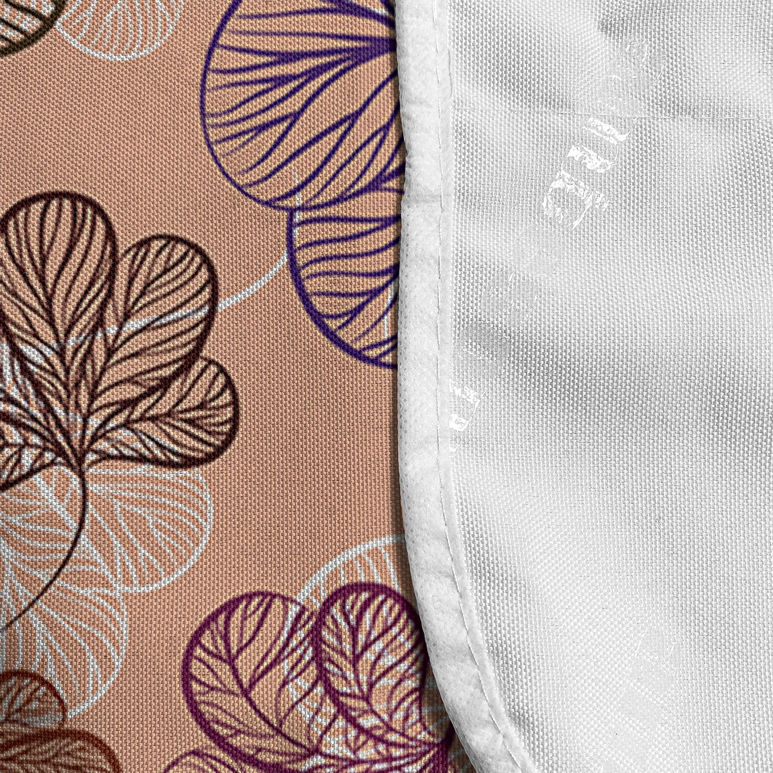 Ambesonne Floral Microwave Oven Cover - Waterproof Kitchen Organizer with Pockets, 36