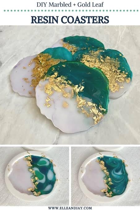 Premium Gold Foil Imitation Sheets for Art & Craft Projects - 2.5