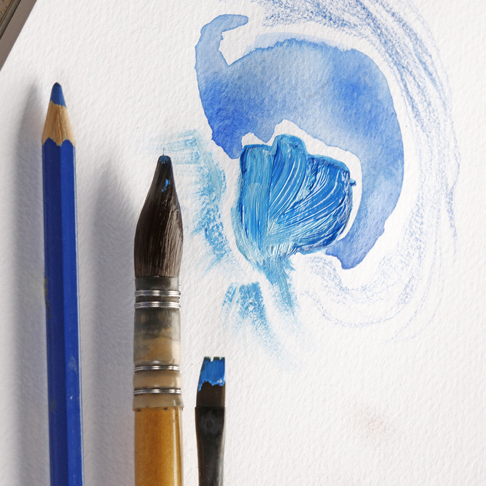 Clairefontaine Paint On Grained Pad A5 - Premium Watercolor Paper for Artists, Sketching & Calligraphy - Ideal for Watercolor, Gouache & Ink Painting