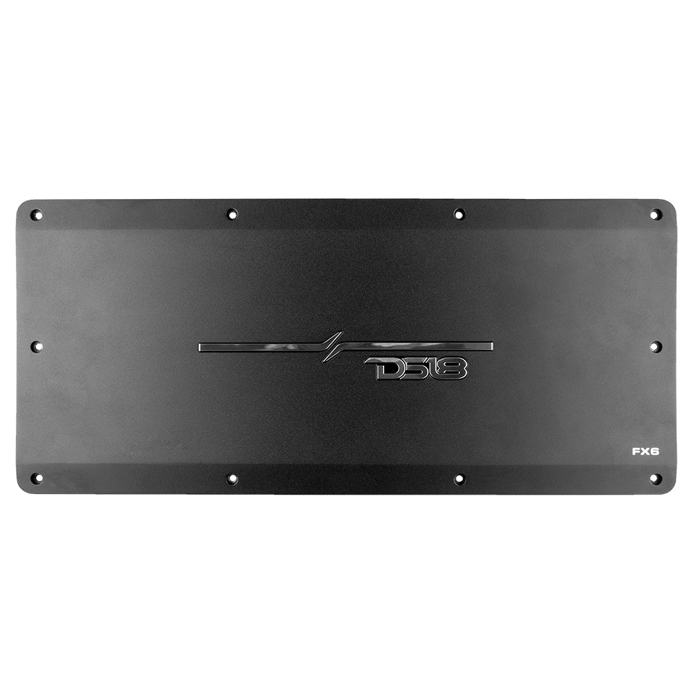 6 Channel Class D Amplifier - 180W RMS per Channel @4 Ohm - Flush/Surface Mount with Acrylic Cover for Custom Car Audio Installation - Perfect for Home Theater & Professional Sound Systems