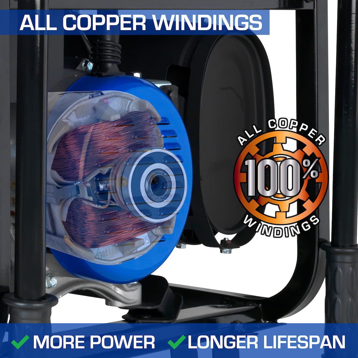15,000 Watt Gasoline Portable Generator - Powerful Backup Power for Home, Camping & Emergency Use - Reliable Outdoor & Indoor Power Supply
