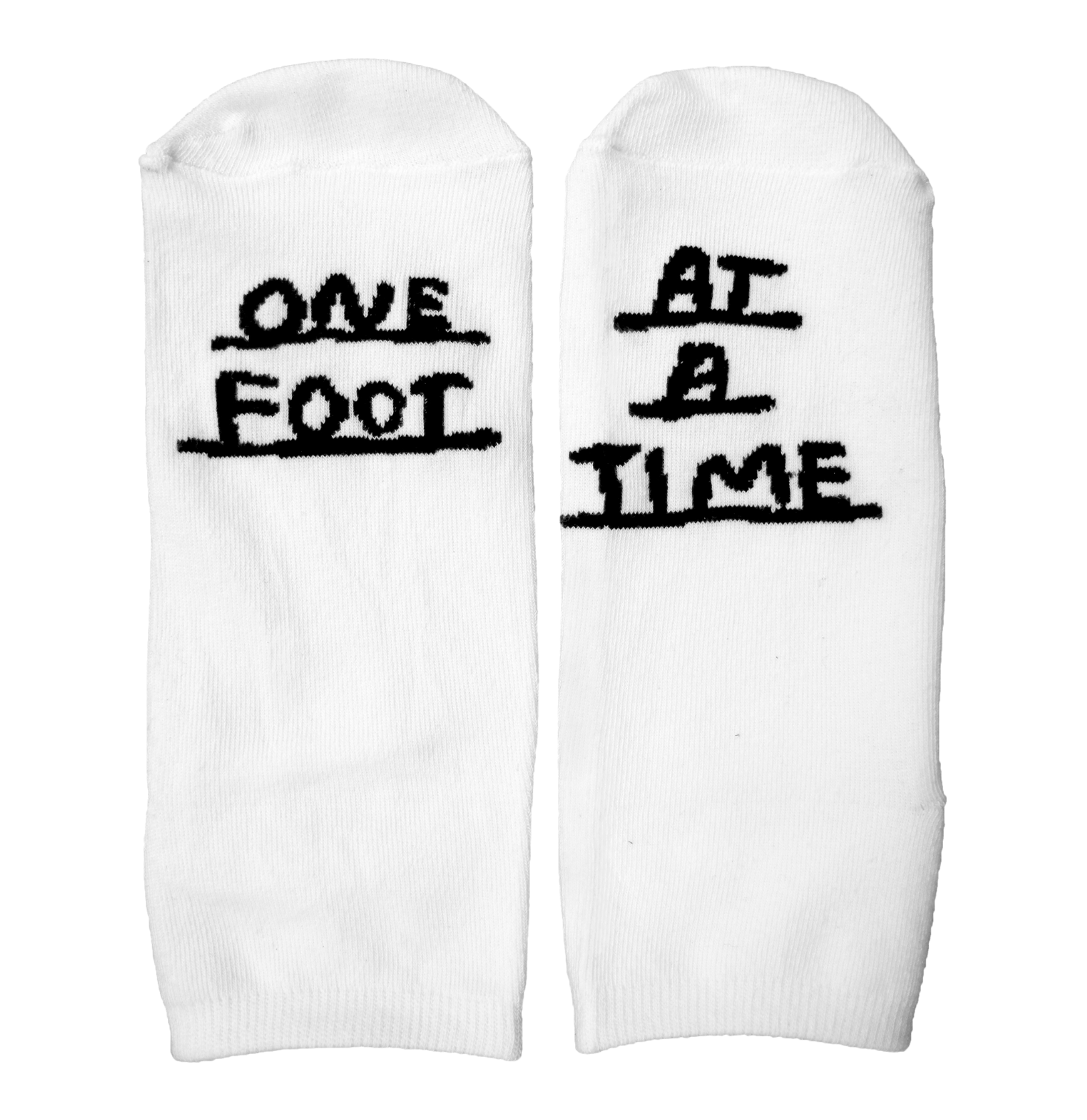 One Foot At A Time Socks - Premium Comfort Socks for Men & Women - Perfect for Running, Hiking & Everyday Wear