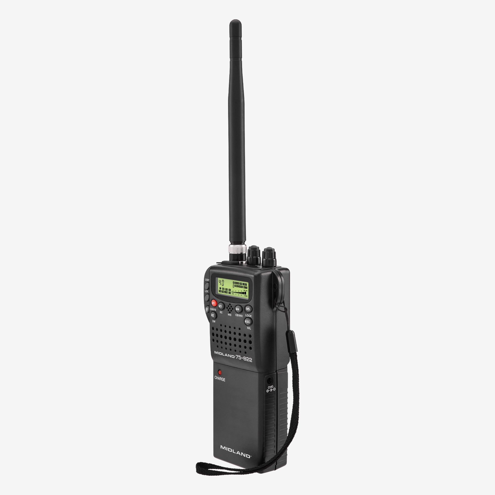 CB Portable Mobile Radio 75 822 - Long Range Two Way Communication for Truckers, Camping & Emergency Use