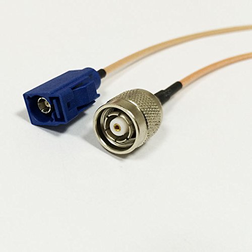 High-Quality GPS Antenna Extension Cable - Fakra C Female to RP TNC Male RG316 (15cm/6