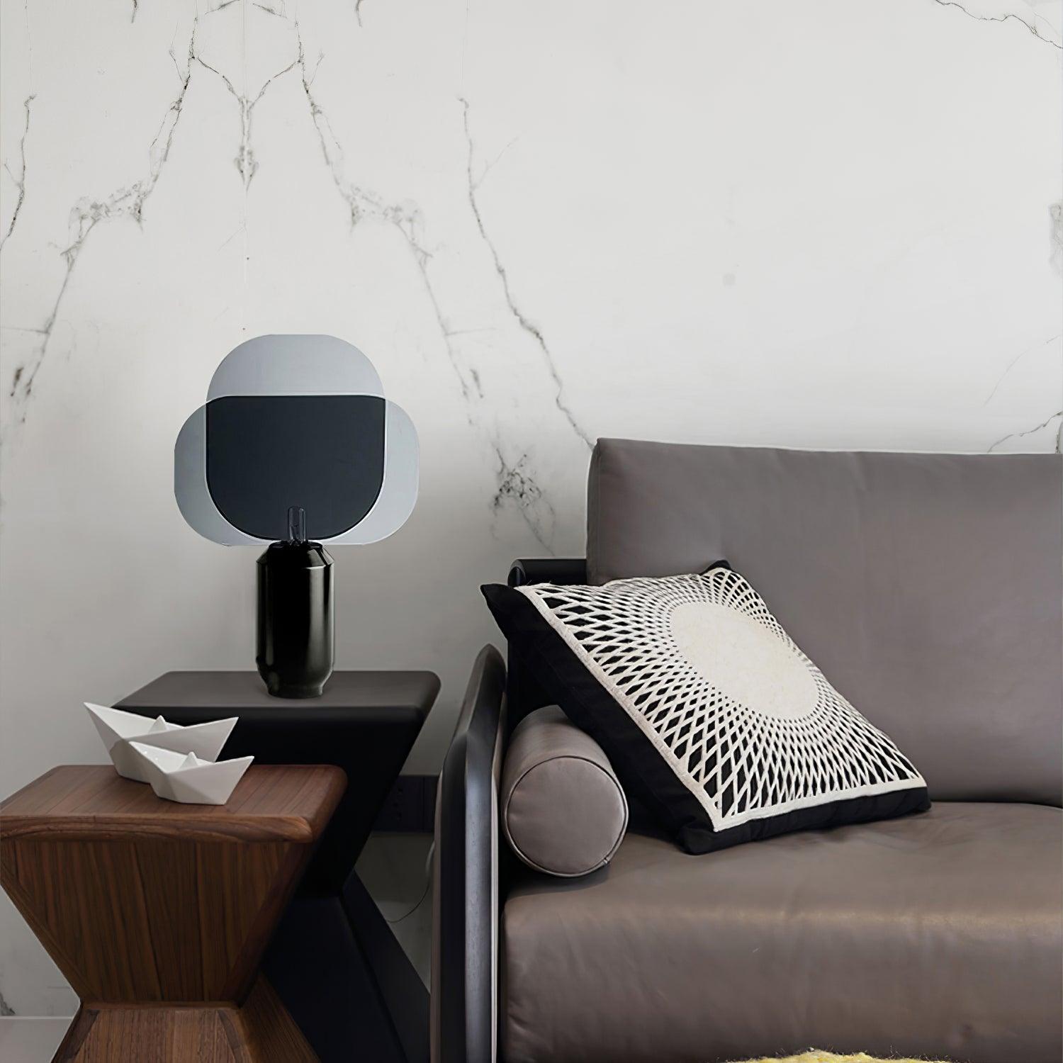 Modern Bery Table Lamp - Stylish LED Nightstand Light for Bedroom, Living Room & Office - Warm White & Cool White Dimmable Lighting for Home Decor & Reading
