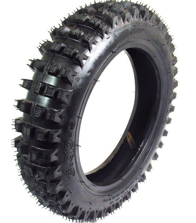 3.00-9 Knobby Dirt Bike Tire - Heavy Duty Off-Road Motorcycle Tire for Trail Riding & Motocross - Perfect for Honda, Yamaha, Kawasaki Dirt Bikes