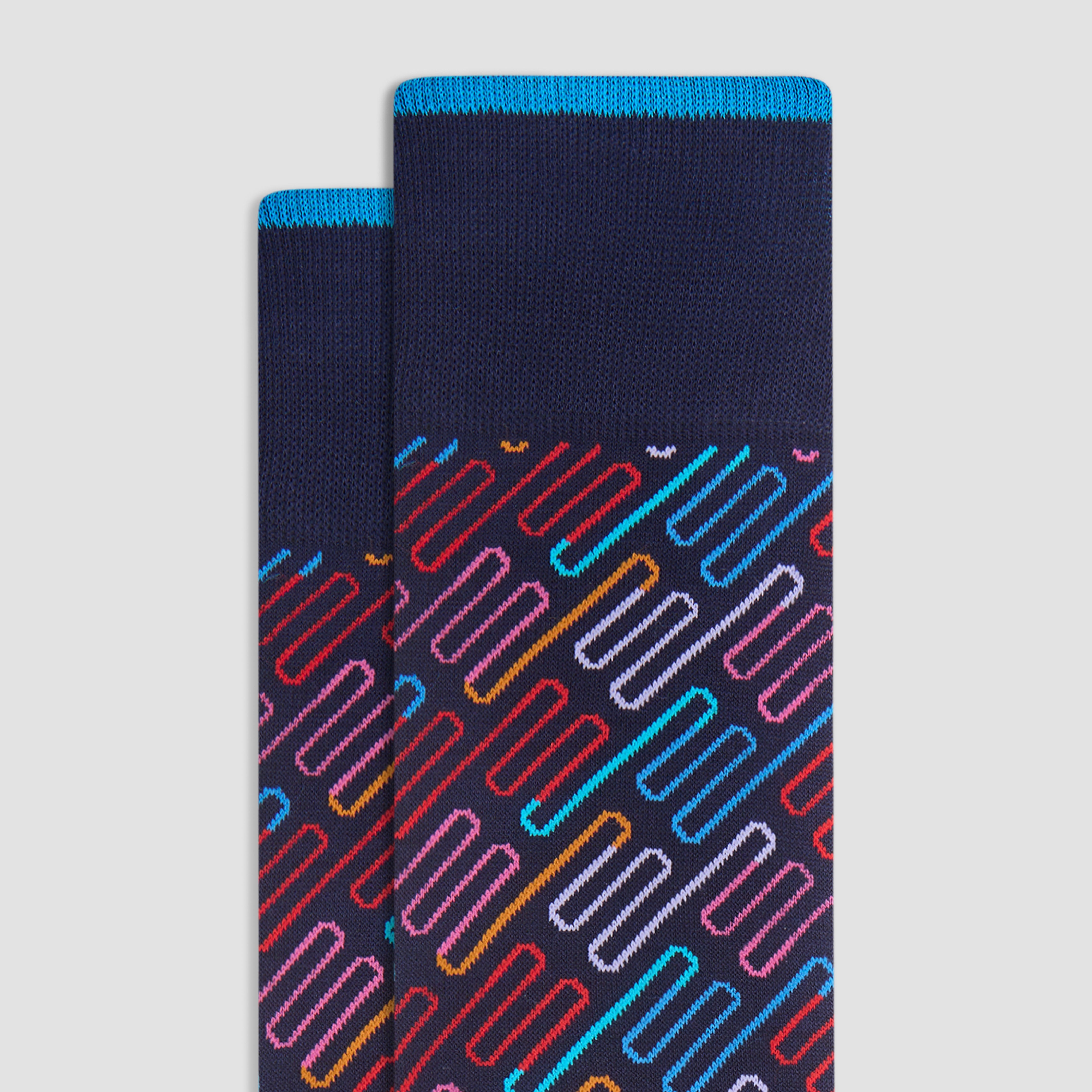 Abstract Print Mid Calf Socks for Women & Men - Trendy Crew Socks for Casual Wear, Running, Yoga & Everyday Comfort