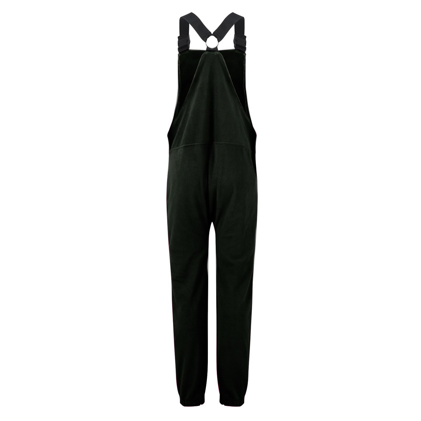Women's Fleece Overalls Winter Warm Fuzzy Jumpsuit with Pockets - One Piece Fluffy Snow Bibs Adjustable Strap Snowsuit for Outdoor Activities, Skiing, Snowboarding & Casual Winter Wear