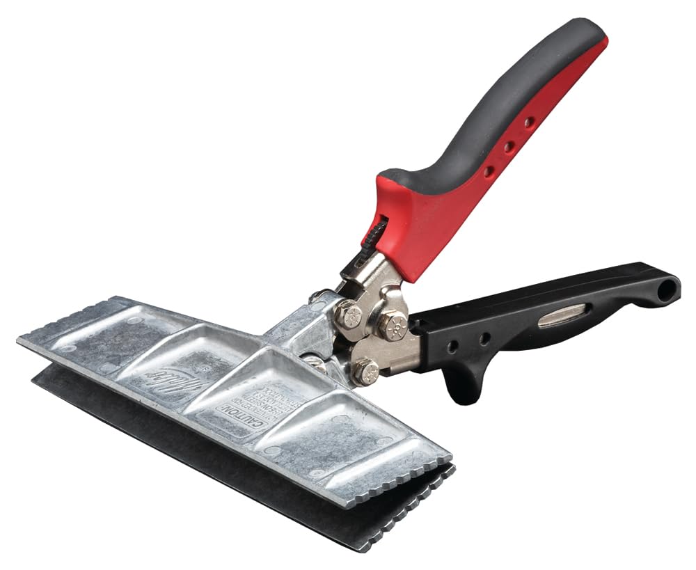 Malco S9R Hand Seamer - Professional Metal Bending Tool for HVAC, Roofing & Sheet Metal Work - Heavy Duty Steel Construction for Durability - Perfect for Contractors, DIY Projects & Metal Fabrication
