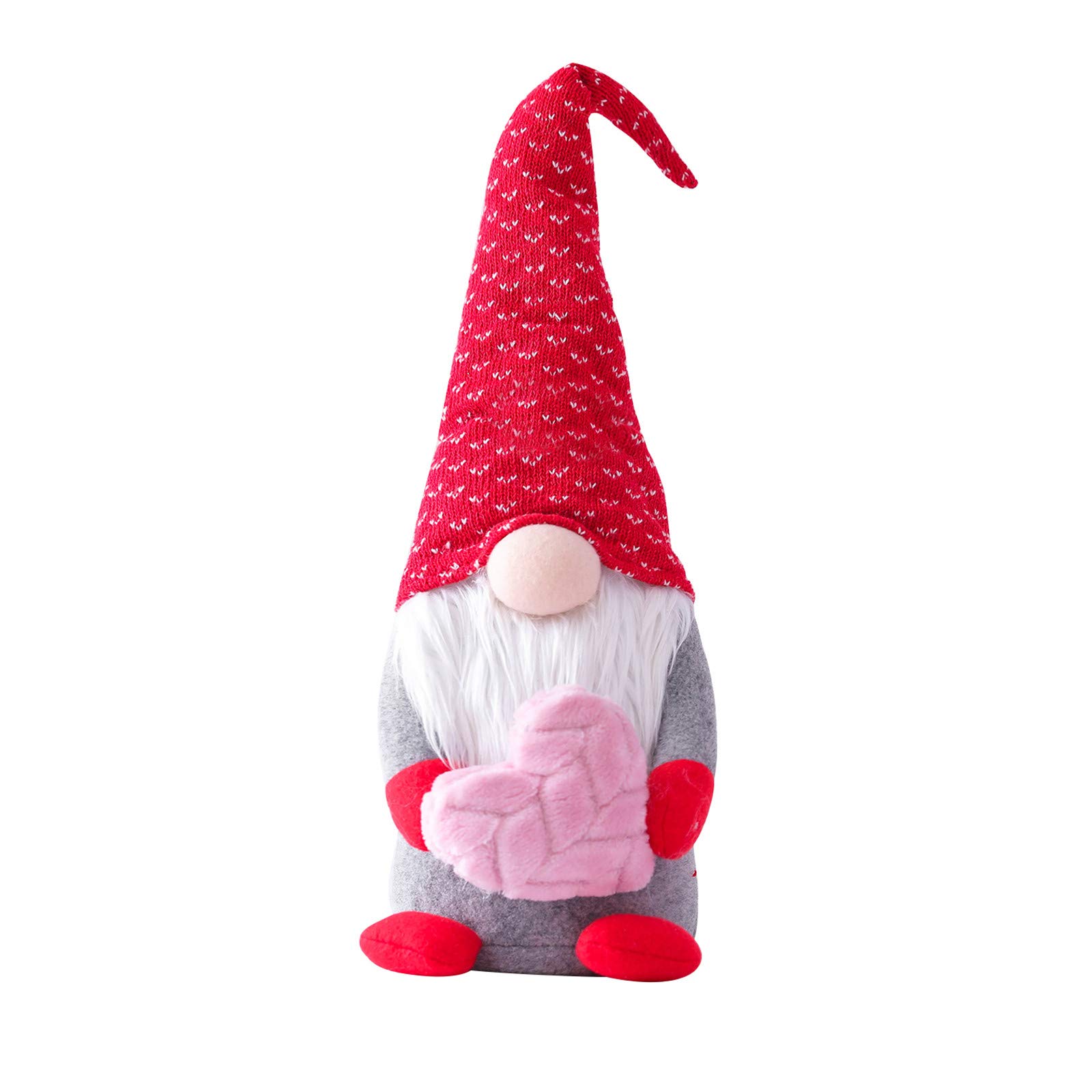 Valentine's Day Gnome Decorations - Cute Standing Desktop & Garden Gnomes for Bedroom, Home, and Outdoor Decor - Perfect for Romantic Gifts, Party Decor, and Seasonal Displays