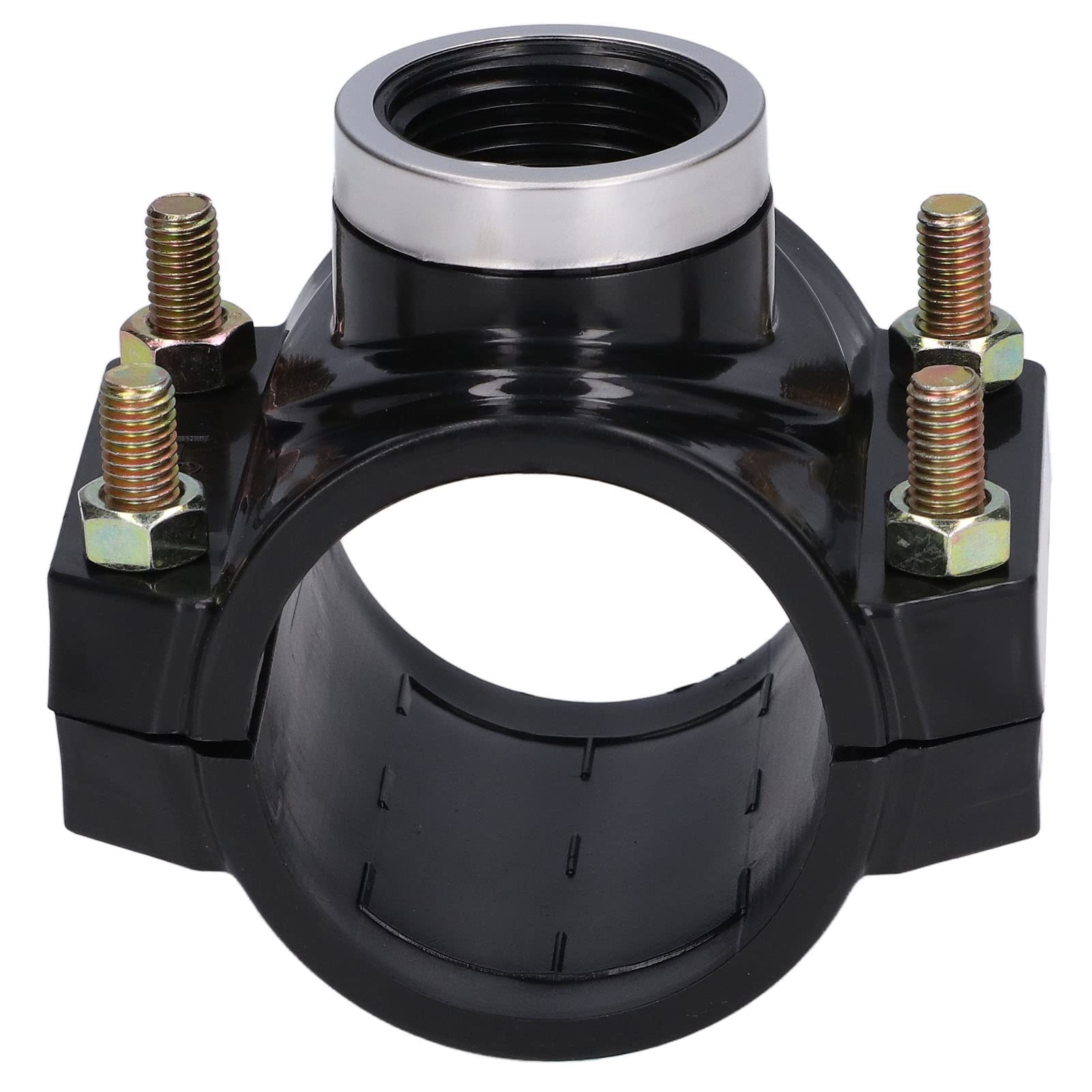 4 Sets G1 Female Thread Plastic Water Drain Saddle Quick Connect Pipe Fittings - Garden Irrigation, Lawn Watering, Pool Drainage & DIY Plumbing Projects