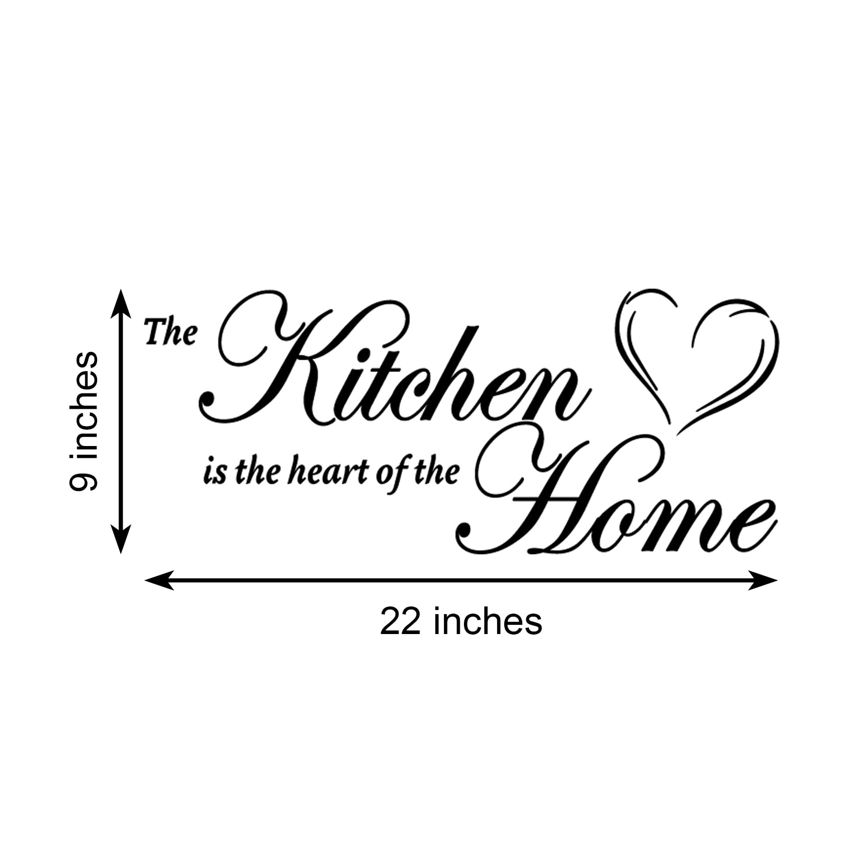 Kitchen Vinyl Wall Decal Art - Inspirational Quote Home Decor for Modern Kitchens | Perfect for Farmhouse, Apartment & DIY Kitchen Remodel
