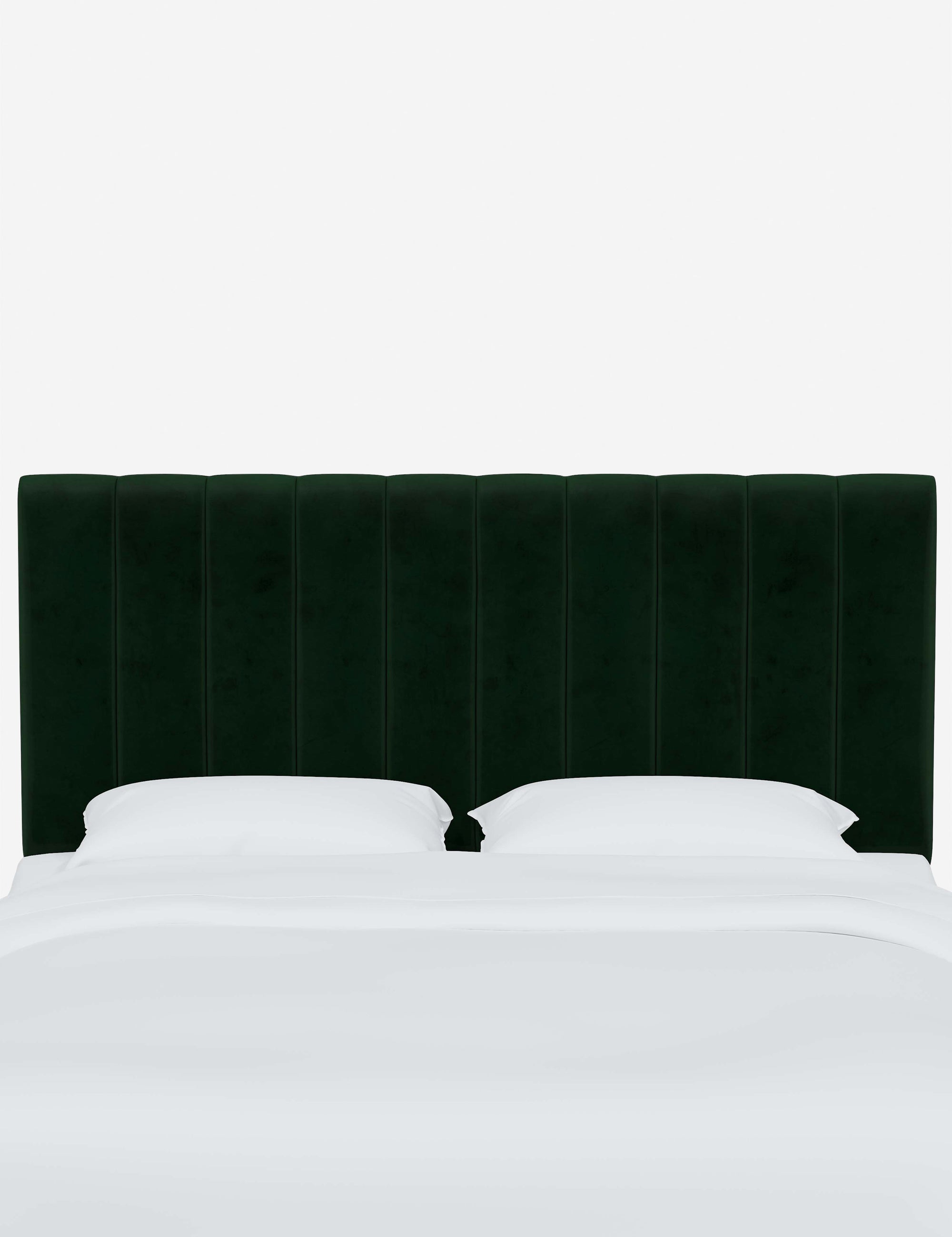 Stylish Aliyah Upholstered Headboard - Queen Size Bed Frame with Nailhead Trim - Perfect for Master Bedroom, Guest Room & Home Decor