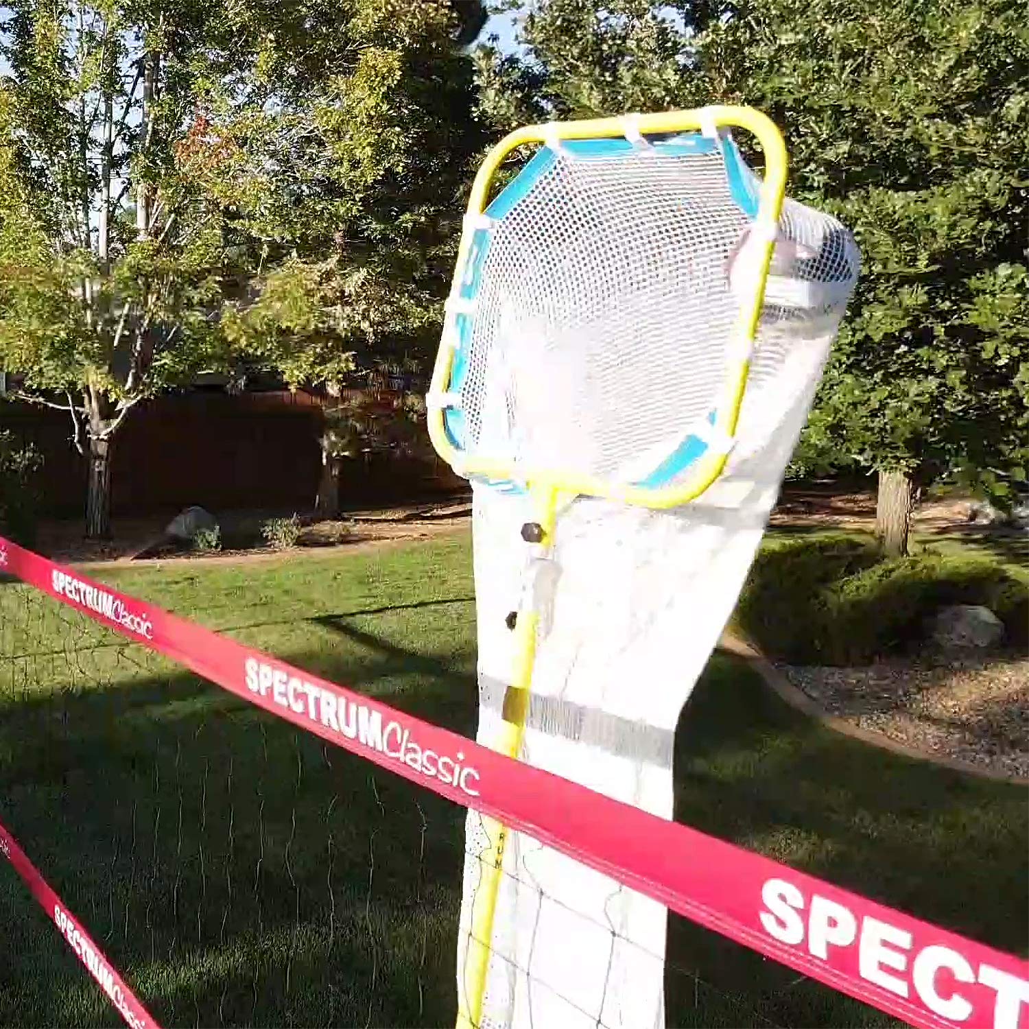 Park & Sun Sports Adjustable Indoor/Outdoor Volleyball Target Net - Spectrum Precision Trainer for Practice & Games | Perfect for Backyard, Beach, Gym & Court Training